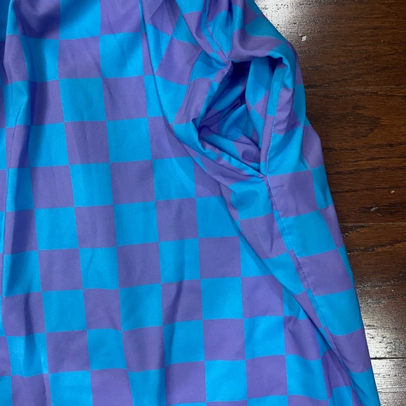 DRESSED IN LALA Never Too Much Oversized Maxi Dress Blue + Lilac Large Punk - Picture 15 of 16